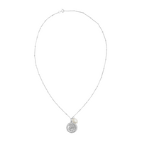 Jada St Christopher and Pearl necklace - Gold, Silver >>