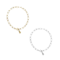 Jamie Bracelet Chain- Gold, Silver >>