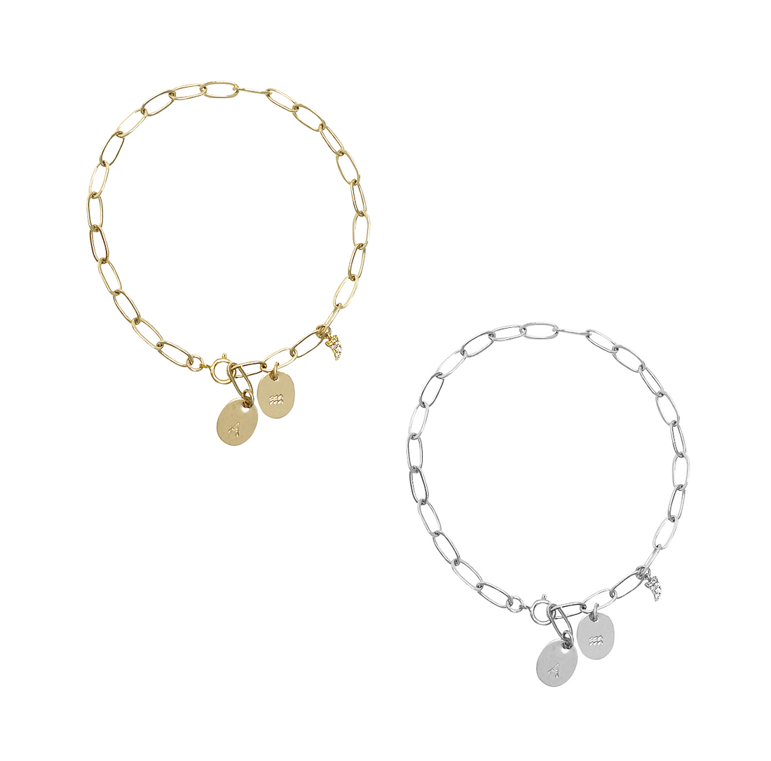 Chain For Charm Bracelet | Gold Bracelet Chain | Cable Chain Bracelet –  Helen Ficalora