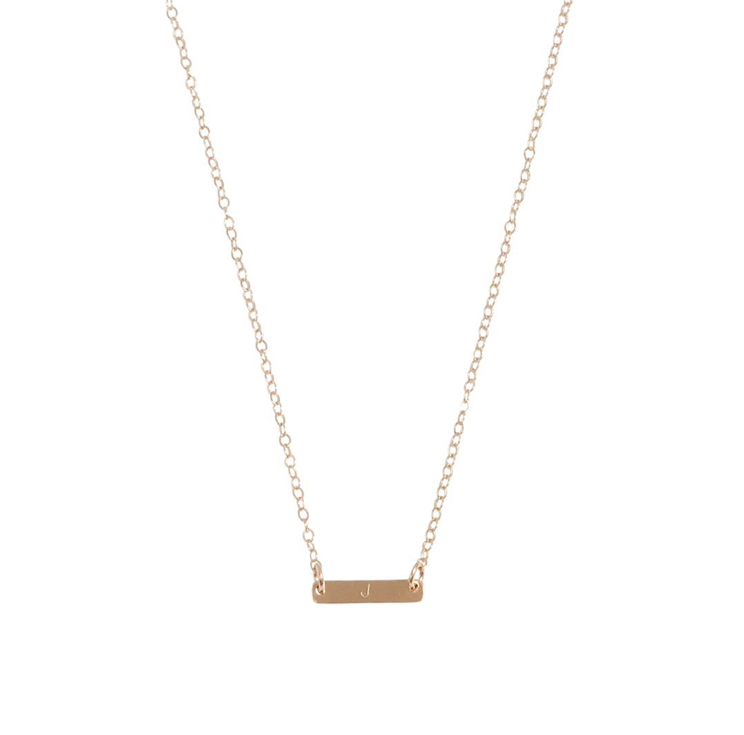 Maya online initial necklace