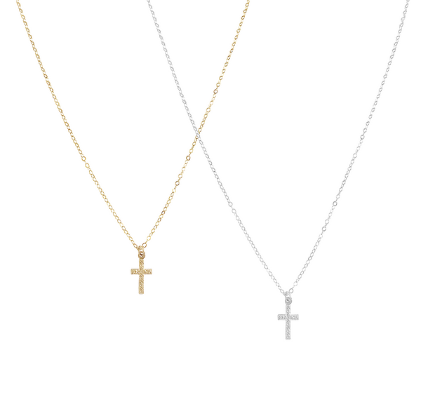 Mini on sale cross pendant