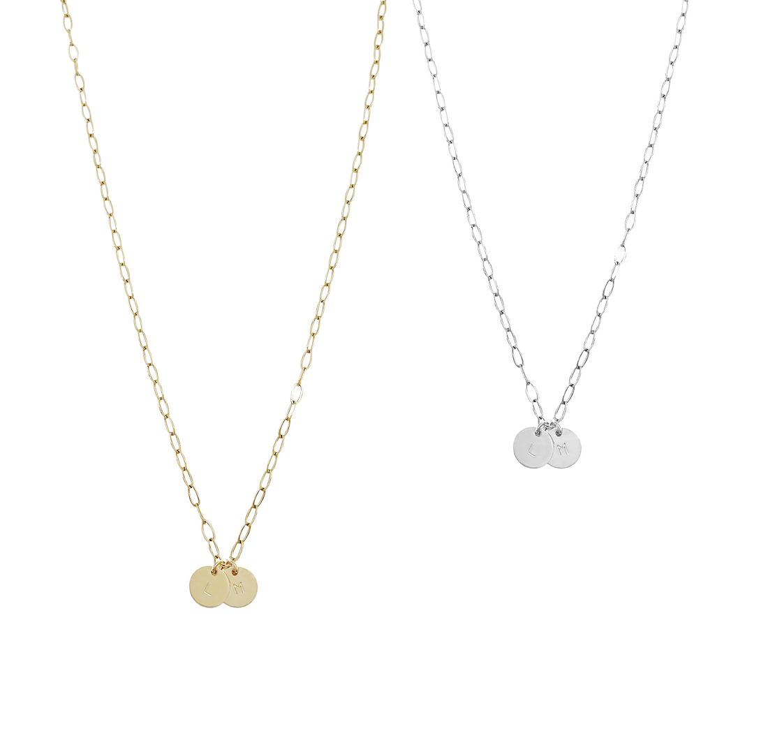 Mini 2025 disc necklace