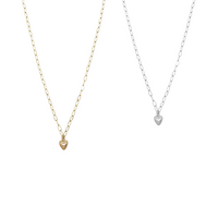 Sofia Heart Necklace - Gold, Silver >>