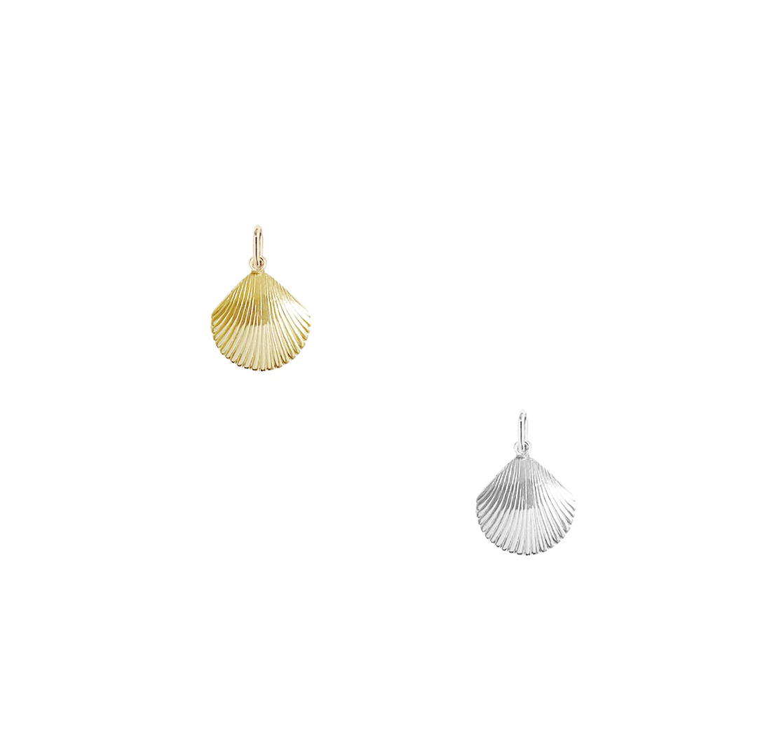 Shell Charm - Gold,Silver >>>