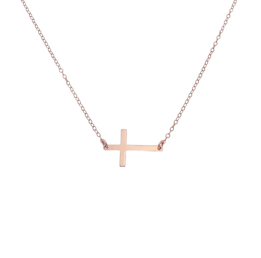 Cross Necklace - Gold, Silver, Rose Gold >>