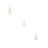 Star Charm - Gold, Silver, Rose Gold >>>