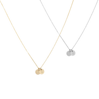 Tina Mini Disc Necklace  - Gold, Silver, Rose Gold >>