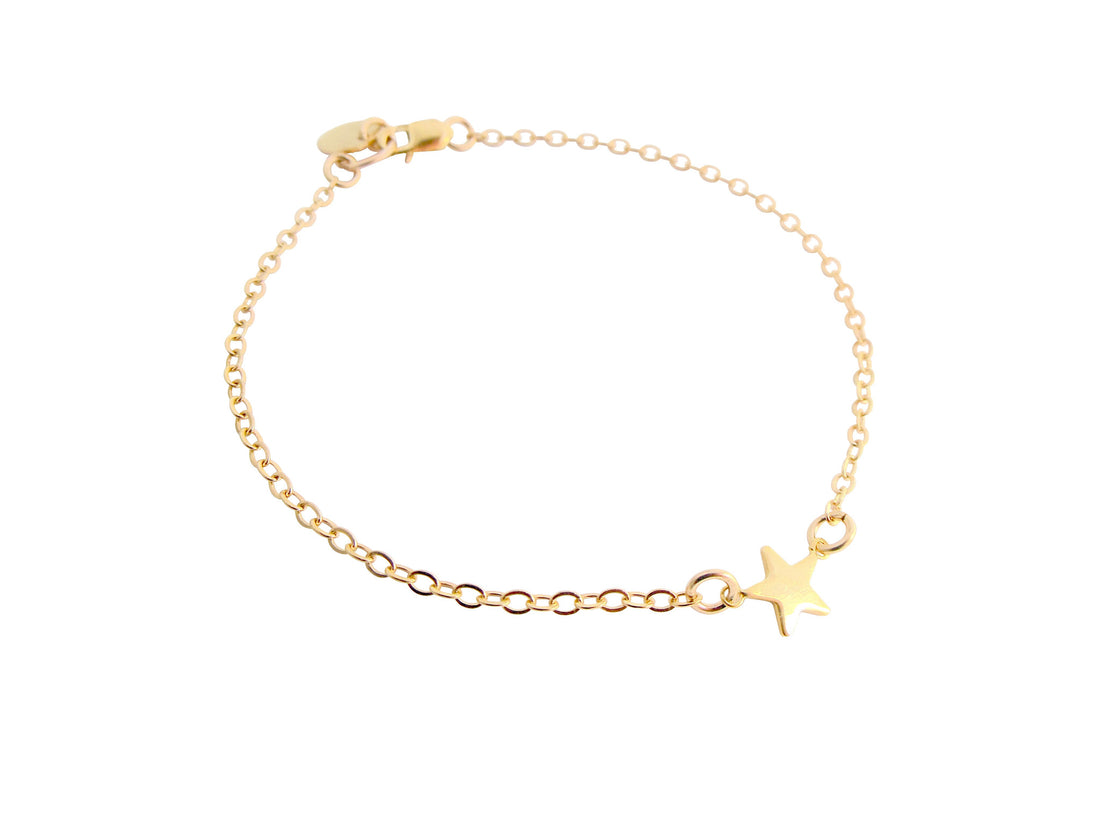 Mini Star Bracelet Gold, Silver, Rose Gold-