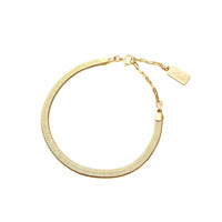 Dylan Herringbone Bracelet - Gold, Silver >>